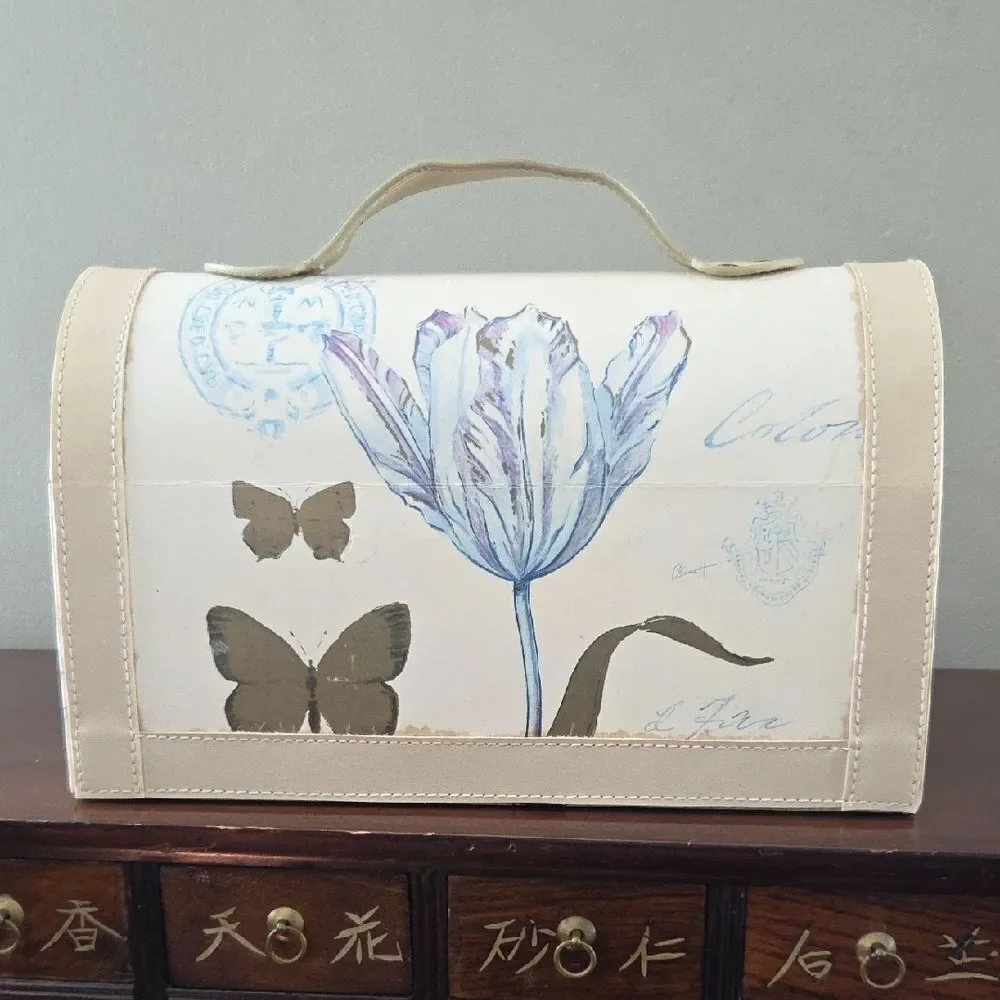 Chad Barrett Vintage Art In Motion Floral Chest